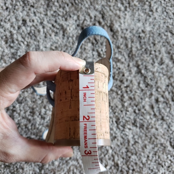 NWOT WHBM Sandals Light Blue Size 8 - Picture 6 of 6